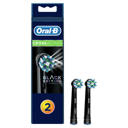 Насадки для електричної зубної щітки Oral-B Cross Action CleanMaximiser Black, 2 шт.