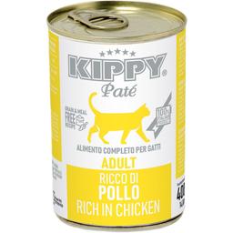 Вологий корм для котів Kippy паштет з курятиною 400 г