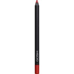 Олівець для губ Gosh Velvet Touch Lipliner водостійкий, тон 004 (simply red), 1.2 г