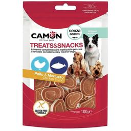 Лакомство для собак Camon Treats & Snacks Суши с курицей и треской 100 г