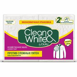 Хозяйственное мыло Duru Clean&White Против пятен, 500 г (4 шт. по 125 г)