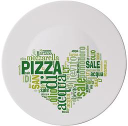 Блюдо Bormioli Rocco Ronda I Love Green для піци, 33 см (419320F77321752)