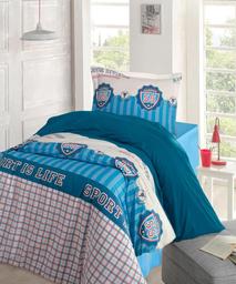 Комплект постельного белья Storway Champion, ранфорс, полуторный (240х180), синий (2000008480734)