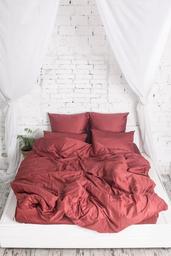 Комплект постельного белья Ecotton Marsala, сатин, евростандарт, 220х210 (07578)