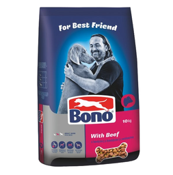 Сухой корм для взрослых собак Bono, с говядиной, 10 кг