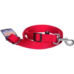 Поводок для собак Trixie Classic, нейлон, L-XL, 120-180х2.5 см, красный