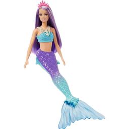 Кукла Barbie Дримтопия Русалка с пурпурными волосами (HGR10)
