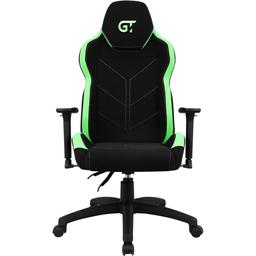 Геймерское кресло GT Racer черное с зеленым (X-2692 Black/Green)