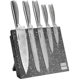 Набір ножів Holmer, 6 предметів, срібний (KS-66225-MSSSS Stone)
