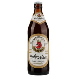 Пиво Plank Hefeweizen, світле, нефільтроване, непастеризоване, 5,2%, 0,5 л