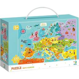 Пазл DoDo Карта Европы, английский язык, 100 элементов (300124)