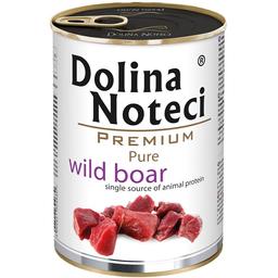 Вологий корм Dolina Noteci Premium Pure для собак схильних до алергії, з кабаном, 400 гр