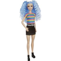Кукла Barbie Модница с голубыми волосами (GRB61)