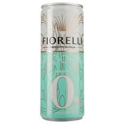 Напій винний Fiorelli Fragolino Bianco Zero Alcohol, білий, солодкий, з/б, безалкогольний, 0,25 л (ALR15973)