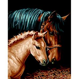 Картина по номерам ZiBi Art Line Пара лошадей 40х50 см (ZB.64244)