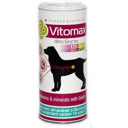 Вітаміни Vitomax з біотіном для здорової шкіри та шерсті для собак, 120 таблеток