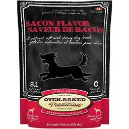 Ласощі для дорослих собак Oven-Baked Tradition, зі смаком бекону, 227 г.