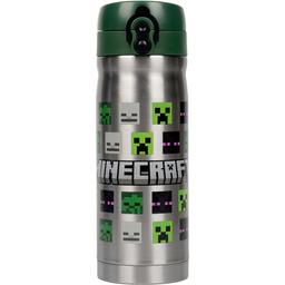 Термос Yes Minecraft, 350 мл, сріблястий із зеленим (707941)