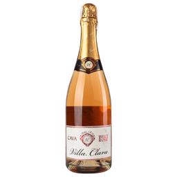 Вино игристое Villa Clara Cava Brut Rose, розовое, сухое, 11,5%, 0,75 л (АLR6274)