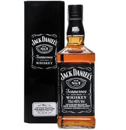 Віскі Jack Daniel's Old No.7, у металевій коробці, 40%, 0,7 л (590066)