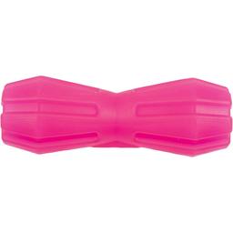 Іграшка для собак Agility гантель з отвором 15 см рожева