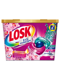Капсули для прання Losk 3 в 1 Малазійська квітка, 18 шт.