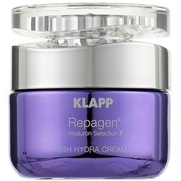 Крем для лица Klapp Repagen Hyaluron Selection 7 24 Hydra Cream, увлажняющий, 50 мл