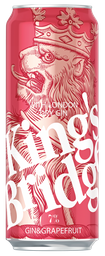 Напиток слабоалкогольный King's Bridge Джин-Грейпфрут, 7%, ж/б, 0,45 л (755682)