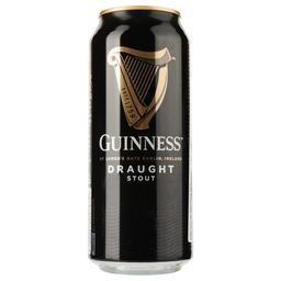 Пиво Guinness Draught, темное, 4,2%, ж/б, 0,44 л (104560)