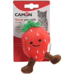 Игрушка для кошек Camon Овощи и фрукты, полиэстер, с ароматом кошачьей мяты, 12 см, в ассортименте