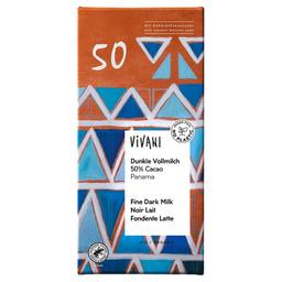Шоколад молочний Vivani Fine Dark Milk 50% Cаcаo Panama органічний 80 г
