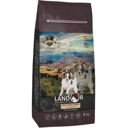 Сухий корм для собак дрібних порід Landor, качка з рисом, 3 кг
