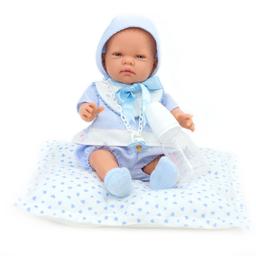 Кукла Nines d`Onil Новорожденный в голубой одежде, 45 см (6812)