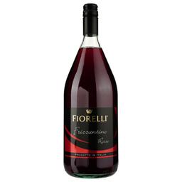Напій на основі вина Fiorelli Frizzantino Rosso, червоний, напівсолодкий, 7,5%, 1,5 л (ALR6175)