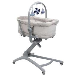 Кроватка - стульчик для кормления Chicco Baby Hug Pro 5 в 1 серая (87076.40)