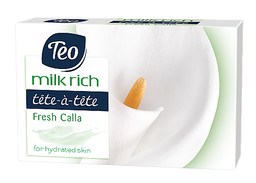 Мыло твердое Teo Milk Rich Tete-a-Tete Fresh Calla, зеленый, 100 г (58085)