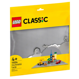 Конструктор LEGO Classic Сіра базова пластина, 1 деталь (11024)