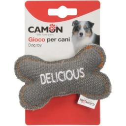 Іграшка для собак Camon Кістка, текстиль, 10,5 см, в асортименті