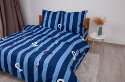 Комплект постельного белья ТЕП Soft dreams Line Blue полуторный синий (2-03857_26456)