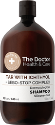 Шампунь The Doctor Health&Care Tar With Ichthyol + Sebo-Stop Complex Shampoo, 946 мл