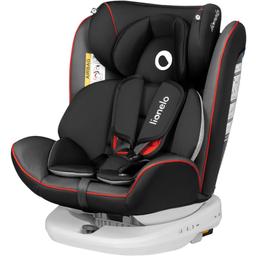 Автокресло Lionelo Bastiaan Sporty Black с белым основанием, черное (LO-BASTIAAN SPORTY BLACK)