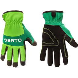 Перчатки рабочие Verto синтетическая кожа размер 10 зеленые (97H122)