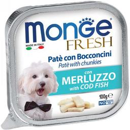 Влажный корм Monge Dog Fresh с треской , 100 г