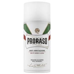 Піна для гоління Proraso, з екстрактом зеленого чаю, для чутливої шкіри, 300 мл