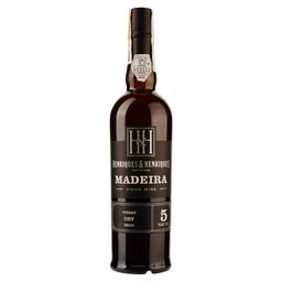 Вино Henriques&Henriques Madeira 5yo Finest Dry, біле, напівсухе, 19%, 0,5 л