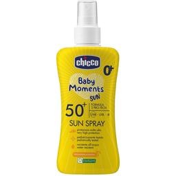 Молочко-спрей солнцезащитное Chicco Baby Moments Sun SPF 50+, 150 мл (11260.00)