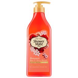 Гель для душа Shower Mate Body Wash Rose&Cherry Blossom Роза и Вишневый цвет, 550 мл