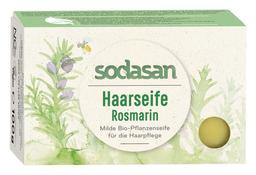Органическое мыло-шампунь Sodasan Розмарин для роста и укрепления волос, 100 г