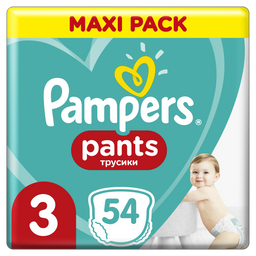 Підгузки-трусики Pampers Pants 3 (6-11 кг), 54 шт.