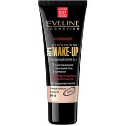 Тональный крем Eveline Professional Art Make-Up 3 в 1 SPF 10 тон Слоновая кость 30 мл